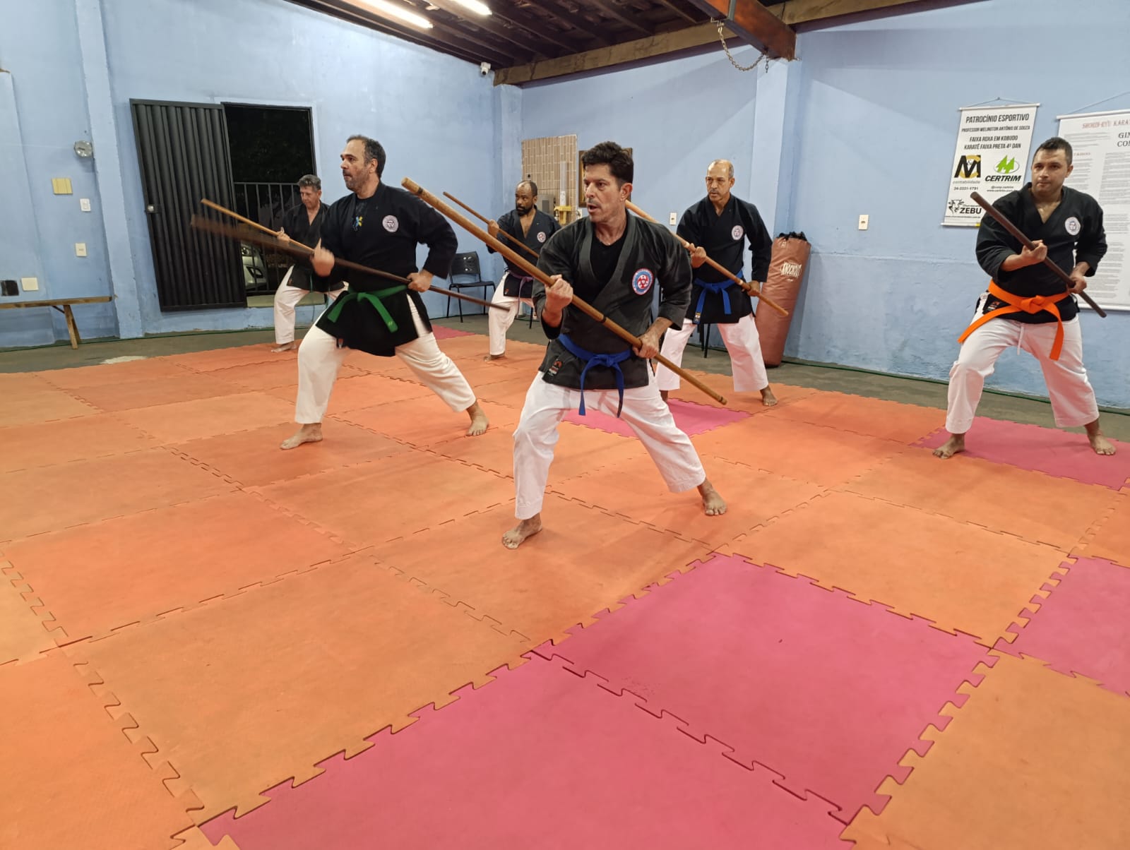 Registro de Kobudo no Studio Nakaipon